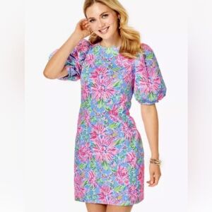 Floral Puff Sleeve Dress
